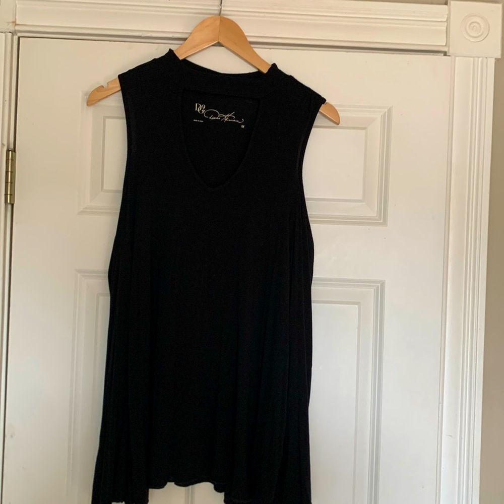 Long sleeve cutout blouse